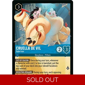 Cruella De Vil, Style Icon